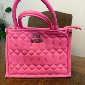 Steve Madden Pink Quilted Mini Bag